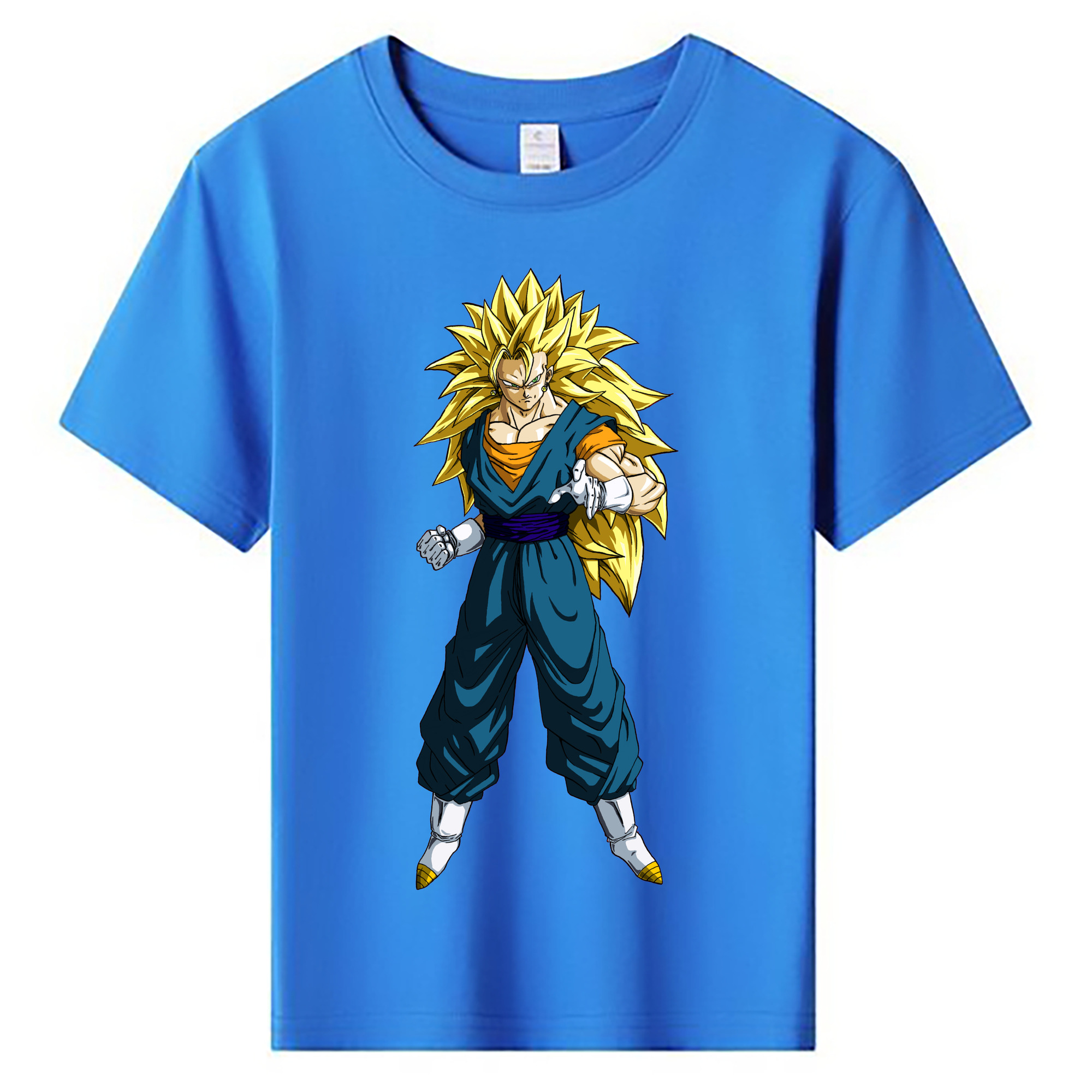 （画像用） ドラゴンボール ベジット DRAGON BALL Vegetto 綿100％キッズTシャツ（フロントプリント）